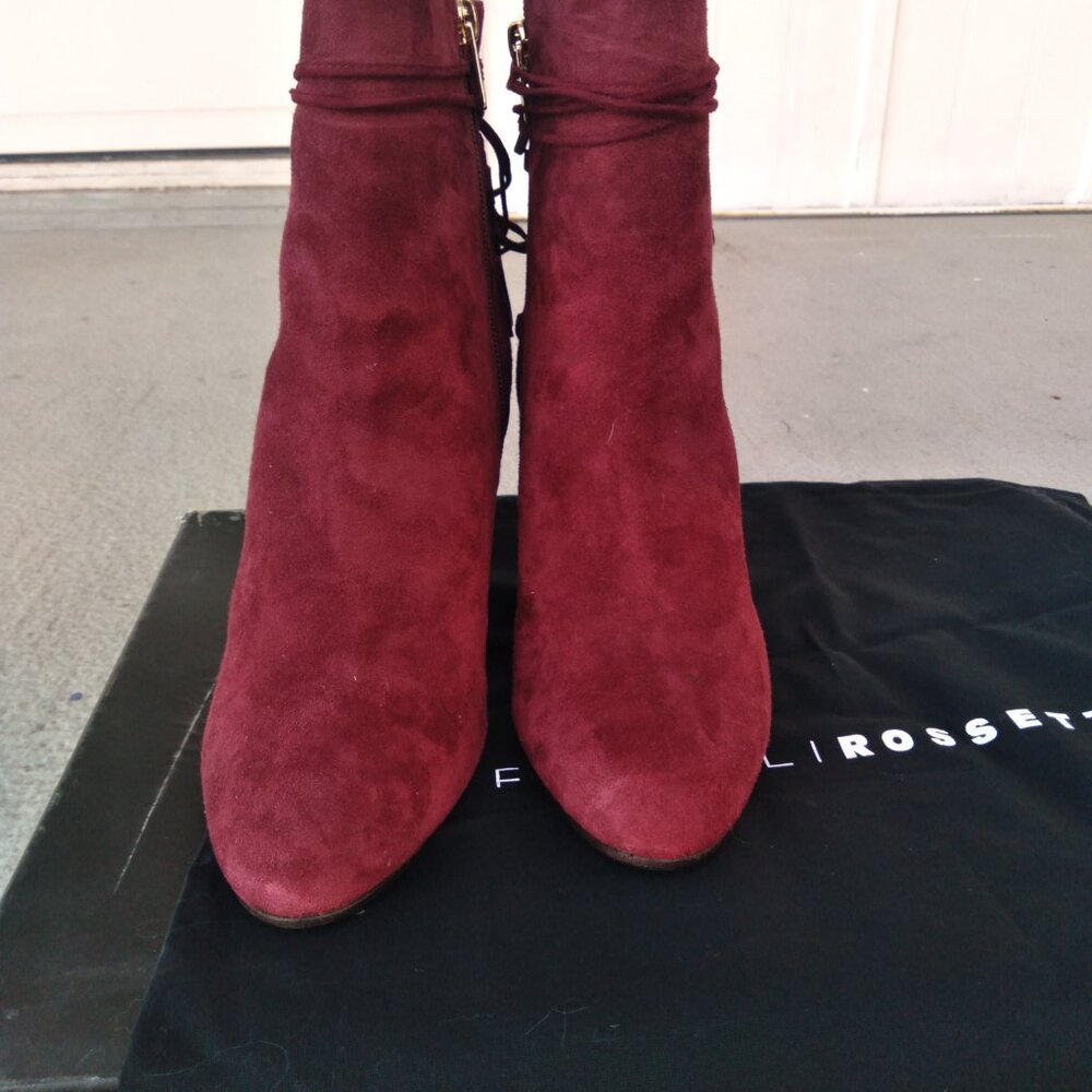 Fratelli Rossetti Suede Corset Boots - Picture 2 of 4